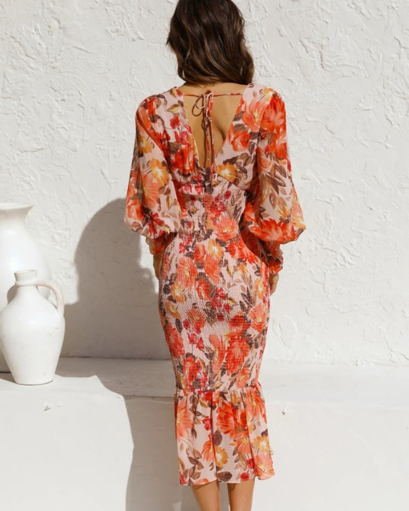 Robe longue bohème fleurie — vue 11