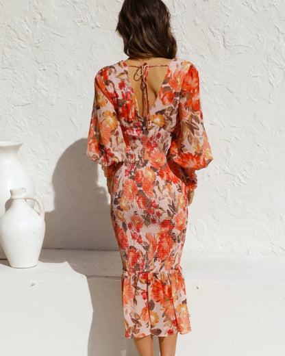Robe longue bohème fleurie — vue 11