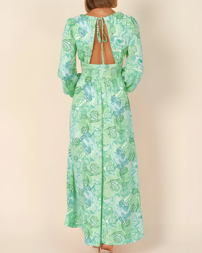 Robe longue bohème fleurie — vue 2