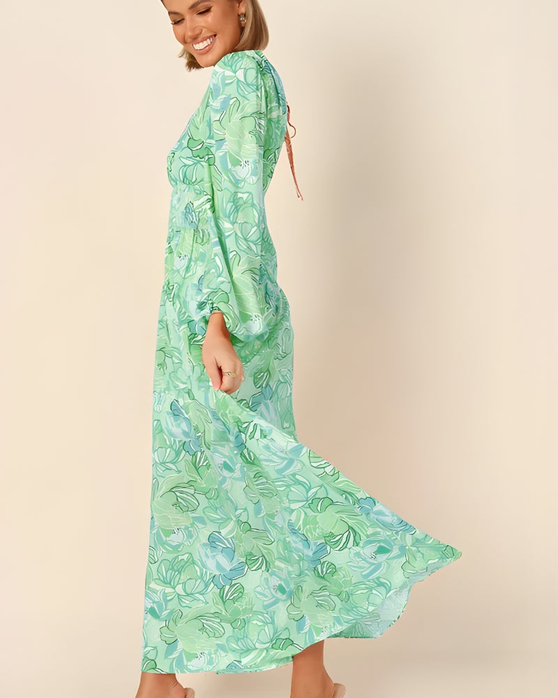 Robe longue bohème fleurie — vue 10