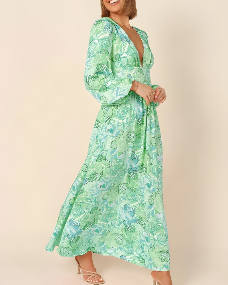 Robe longue bohème fleurie — vue 8