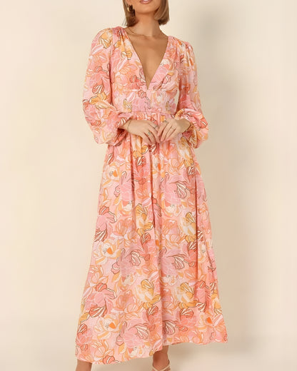 Robe longue bohème fleurie — vue 6