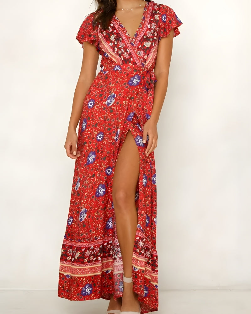 Robe longue sirène imprimé été style folk — vue 5